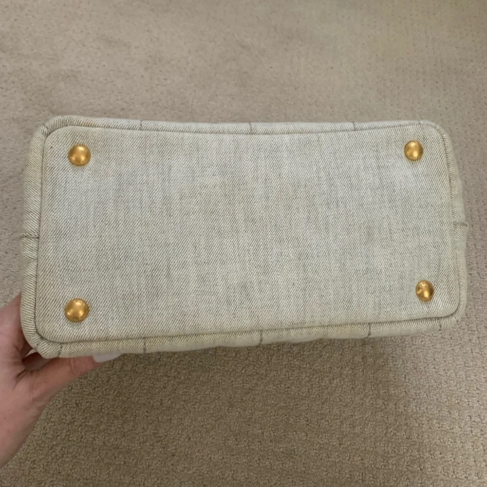 Prada canapa light denim bag - Picture 5 of 8